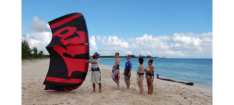 lezione kitesurf di gruppo